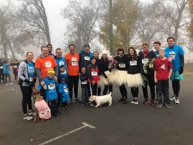 Dr. Massion at the LUNGevity Run  