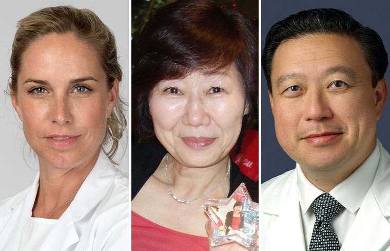 From left: Isabelle Opitz, MD, Yuko Nakayama, MD, PhD, and Stephen Liu, MD, will present state-of-the-art lectures during Monday’s Lectureship Awards session, which will begin at 13:30 CEST in Hall C1.